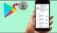 How To Install And Download Google Play store App For Android - it's easy! #HelpingMind