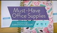 Must-Have Office Supplies