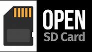 How to Open SD Card on Mac
