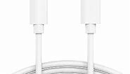 TALK WORKS USB C to Lightning Cable iPhone Charger 3ft Short Heavy Duty Cord - Fast Charging Power Delivery PD MFI Certified for Apple iPhone 13, 12, 11, XR, XS, X, 8, 7, 6, 5, SE, iPad - White