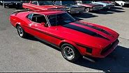 Test Drive 1972 Ford Mustang Mach 1 Fastback SOLD $29,900 Maple Motors #2454