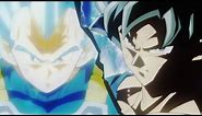 Ultra Instinct Goku VS Super Saiyan Blue Evolution Vegeta.