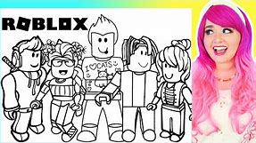 Coloring Roblox Avatars Bacon Boy, Acorn Girl, Kawaii Girl Coloring Pages | Roblox Coloring Videos