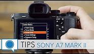 Sony A7 Mark II, A7RII and A7SII Tips