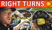 Right Turns - Making Right Turns for New Drivers: Turn Speed, Lane Position, Steering Control & More