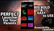 BIG Launcher - Make android easy for Elderly Users, Older Parents & More