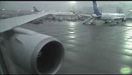 United 767-400 Low Visibility ILS CAT II Landing at Frankfurt am Main!