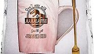 Mamasaurus Cup Don't Mess with Mamasaurus You'll Get Jurasskicked Mug Birthday Mothers Day Christmas Gifts for Mom from Daughter Kids Son Mom Coffee Mug Mom Gifts 14 Ounce Gift Box Pink