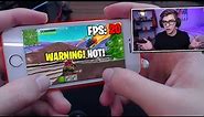 I used the WORST device to play Fortnite Mobile (it BROKE my phone!)