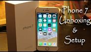 iPhone 7 Gold (Refurbished) Unboxing and Setup