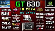 GeForce GT 630 In 2024 - Test in 100 Games