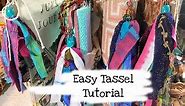 Easy Fabric Boho Tassel Tutorial