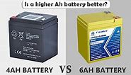 4ah vs 6ah battery - Is a higher Ah battery better?