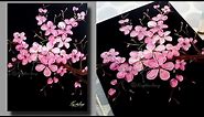 STEP by STEP acrylic painting Cherry Blossom for beginners | Tree of Blossom