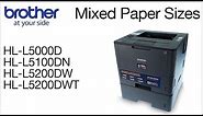 Printing mixed page sizes - Brother HLL5200DW