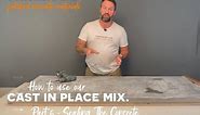 Cast In Place Concrete Worktop Tutorial Video 5B - Sanding Off The Smoothing Paste