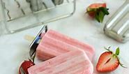 Strawberry Cream Paletas (Mexican Ice Pops)