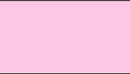 Baby Pink/ Soft Pink/ Pastel Pink Colour Screen Background 1 Hour 1080P HD