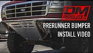 Install Guide: Bolt-On Prerunner Bumper 92-96 Bronco/F150