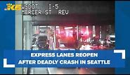 I-5 express lanes reopen after deadly rollover crash involving semi-truck
