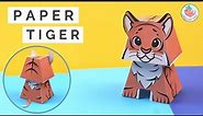 🐯 How to Make a Paper Tiger - Lunar New Year Crafts 2022 - FREE Printable Template