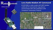 Lora radio modem AT command