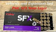 PMC 9mm Luger SFX Hollow Point Ammo Velocity and Expansion Test @ SGAmmo