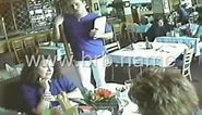 Waiter surprises the ladies with his HUGE ... [Very Funny!]