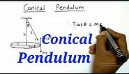 Conical Pendulum | Derivation & Numericals | Physics | HSC(12th) Science