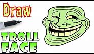 How to Draw Trollface