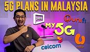 Here are all the 5G postpaid and prepaid plans available in Malaysia - SoyaCincau