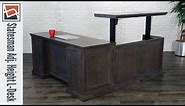 Adjustable Height Desks | Statesman Adjustable Height L-Desk | National Business Furniture
