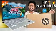 HP Pavilion 15 Thin & Light Laptop Unboxing🔥2023| Gaming Test| Best Laptop Under 50k RS|