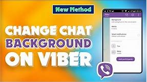How to Change Chat Background on Viber 2023 | How to Do It
