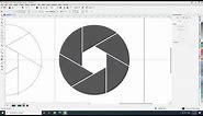 How to Create a Camera Shutter Symbol in Corel Draw 2017