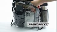 emissary Clear Backpack Stadium Approved, Heavy Duty Clear Backpacks For School, Clear Bookbag For School, See Through Backpack, Clear Plastic Backpack, Clear Concert Backpack, Transparent Backpack