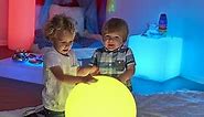 16’’ Cordless LED Glowing Ball Light, LED Globe Orb Night Light w/Remote, 16 RGB Colors Changing Waterproof Light Up Ball Rechargeable Indoor/Outdoor Mood Lamp for Nursery Garden Patio Party Bar Decor