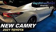 2021 Toyota Camry Sedan - Super white refresh design Exterior and Interior identical in the 2021 Cam