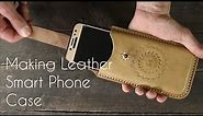 Making Leather Phone Case / Deri Telefon Kılıfı Nasıl Yapılır