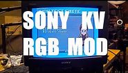 Sony KV 13M10 - CRT RGB Modification