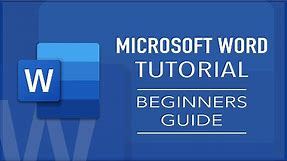 Microsoft Word Tutorial for Beginners | How to use Microsoft Word | Easy Guide