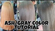 ASH/GRAY COLOR TUTORIAL | HOW TO ACHIEVED ASH/GRAY COLOR | Chading