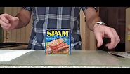 How to open a tin of Spam. Masterclass.