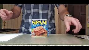 How to open a tin of Spam. Masterclass.