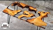 Epoxy Resin Table Art || Wood Projects | DAK Woodworking