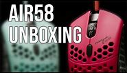 FinalMouse Air58 Ninja Unboxing and Review! (Cherry Blossom Red)