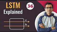 Simple Explanation of LSTM | Deep Learning Tutorial 36 (Tensorflow, Keras & Python)