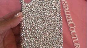 iPhone X phone case embellished in... - Crystalize Couture