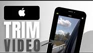 How To Cut / Trim a Video On iPhone - Complete Guide
