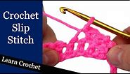 How to Crochet a Slip Stitch - Beginner Course: Lesson #12